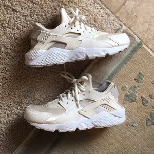 Air Huaraches in Cream.